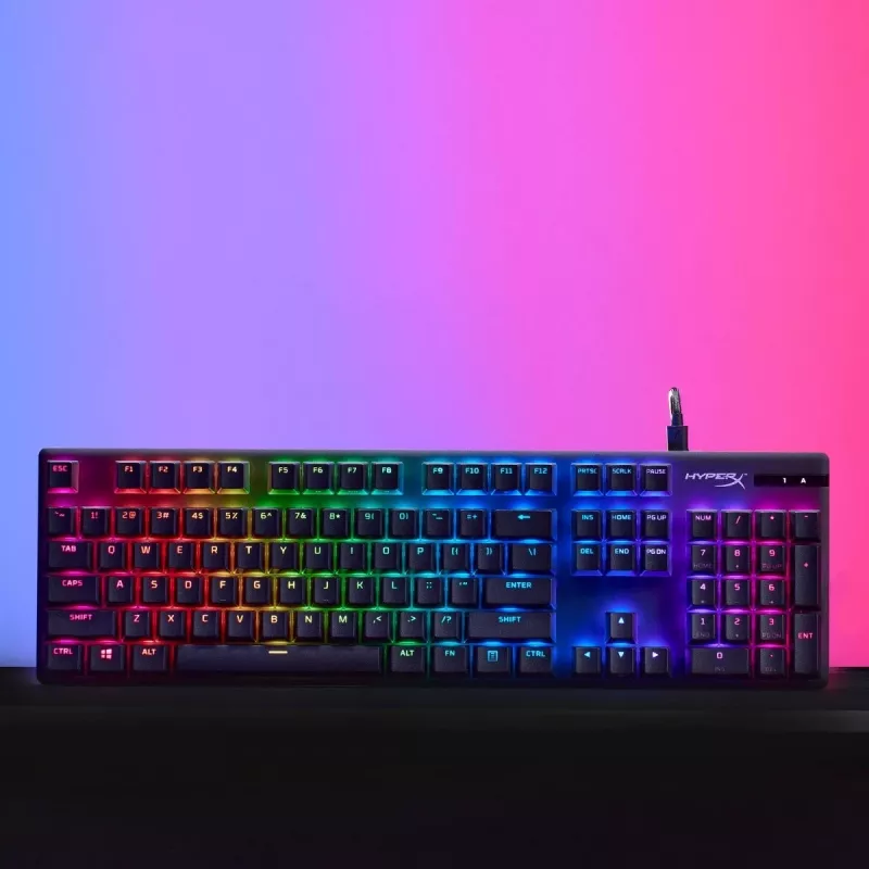 HyperX Alloy Origins PBT HX Red – mechaninė žaidimų klaviatūra