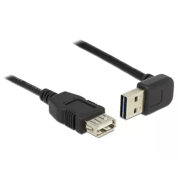 USB kabelis DeLOCK 1 m USB 2.0-A į USB 2.0-A juodas