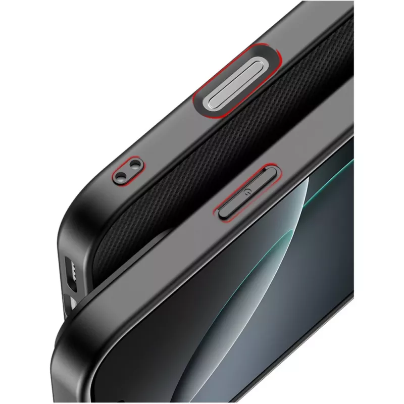 nevox StyleShell NYLO dėklas iPhone 17 Pro Max 6,9 juodas (2529)