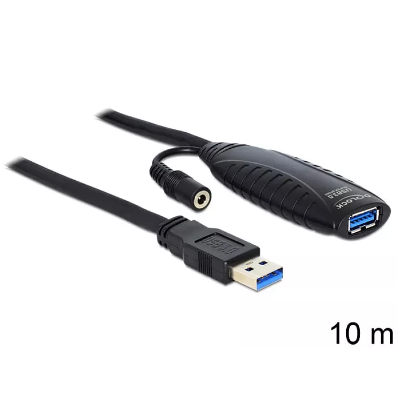 USB kabelis DeLOCK USB 3.0 A (vyriškas) – USB 3.0 A (moteriškas) 10 m