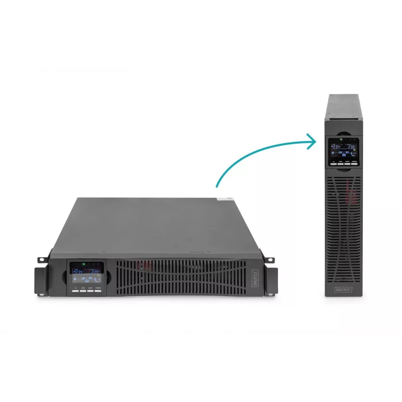 DIGITUS UPS 6000VA 6000W Online nepertraukiamo maitinimo šaltinis
