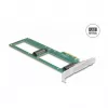 DeLOCK PCI Express 4.0 x8 kortelė 2 x vidiniai U.2 NVMe SFF-8639 su bifurkacija