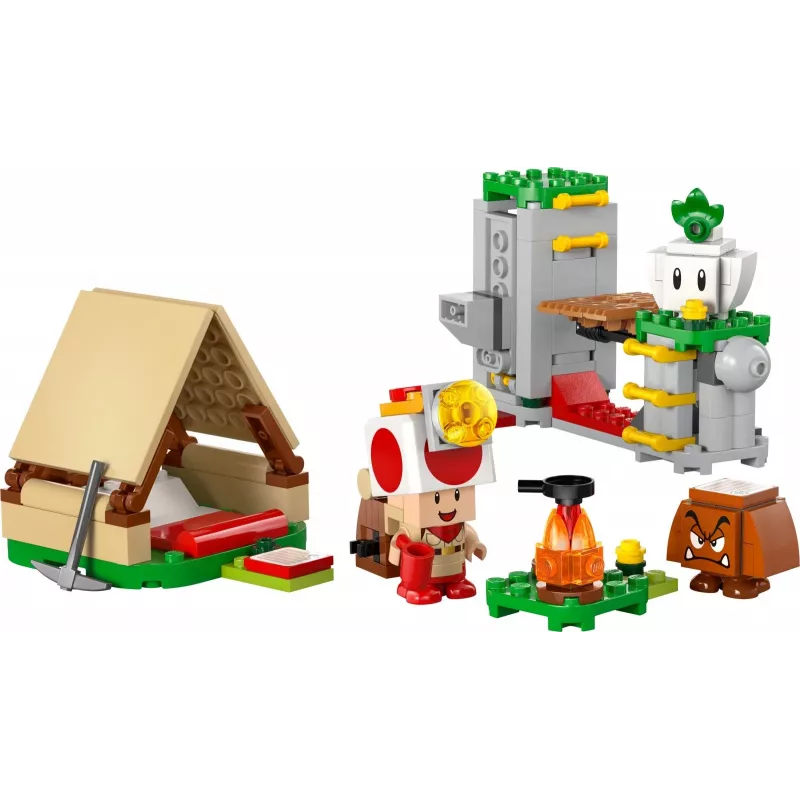 LEGO Super Mario 72040 kapitono Toado stovyklos statybos rinkinys
