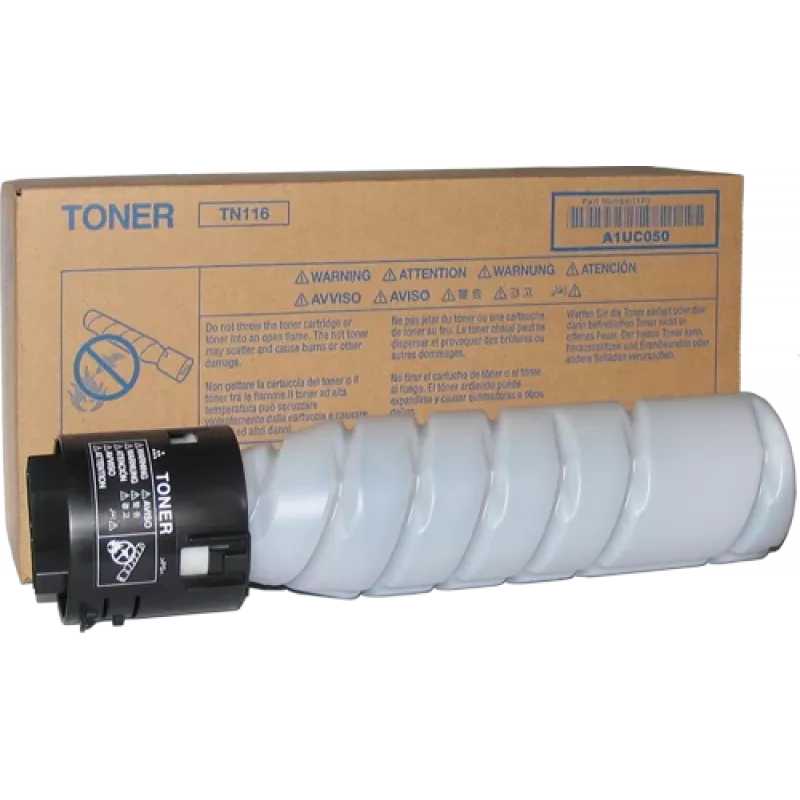 Toneras Konica Minolta A1UC050 TN116 Dvigubas paketas 6000 puslapių Juoda