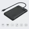 Unitek Y-3036A DiskGuard Raiden – Išorinis dėklas 2.5 inch SATA kietajam diskui / SSD su USB-C