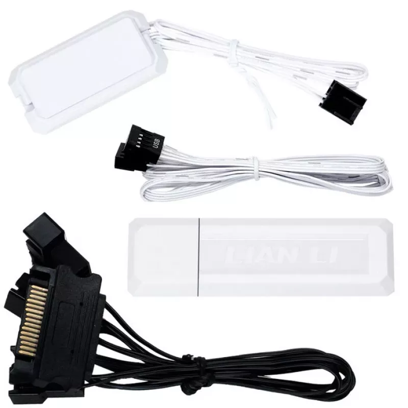 LIAN LI UNI FAN TL Wireless 120mm ARGB Reverse Blade, 3 rinkinys, Baltas