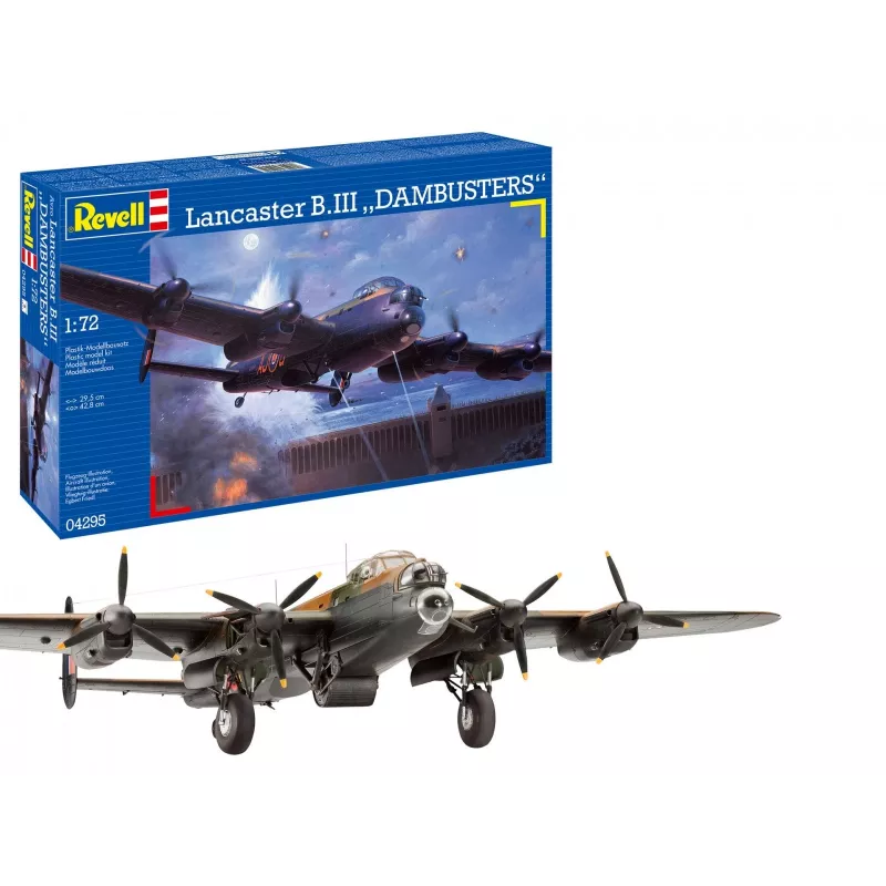 Revell Lancaster B. III Dambusters (04295) 1:72 Plastikinis Lėktuvo Modelis