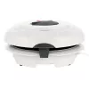 Vafelinė Adler AD 3038 – vienas apvalus vaflis, 1500 W, reguliuojamas termostatas, nelipnios plokštės, pilka/balta