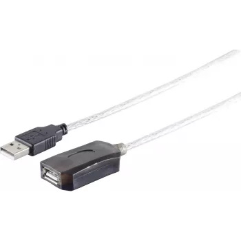USB ilginimo laidas ShiverPeaks 75604, aktyvus signalo stiprintuvas, 5 m, USB-A
