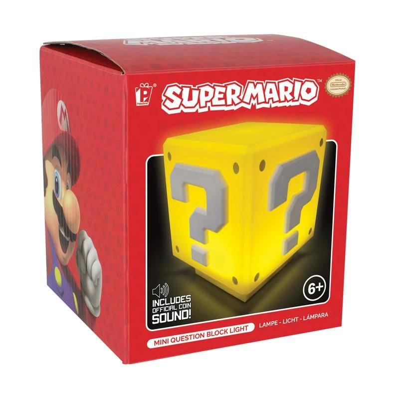 Paladone Super Mario Mini Question Block šviesos elementas