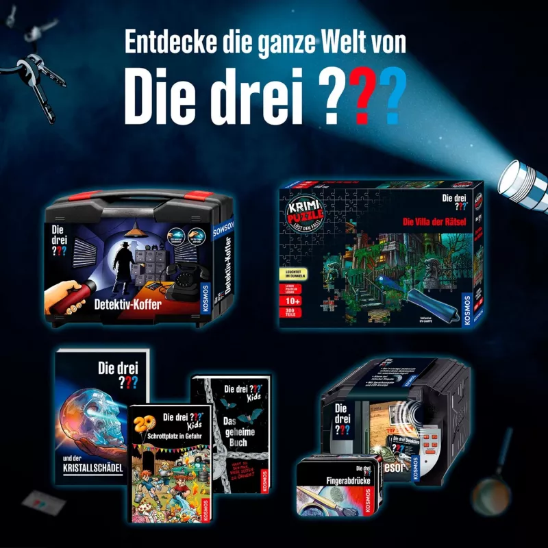 Die drei Agenten akiniai, detektyvo rinkinys