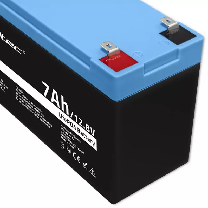 LiFePO4 akumuliatorius 12,8V 7Ah, 89,6Wh su BMS