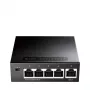 Tinklo jungiklis Cudy GS105 — 5 prievadų Gigabit Ethernet (10/100/1000), juodas, maitinimas 5 V DC