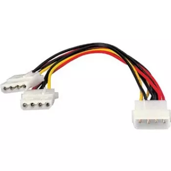 Vidinis maitinimo kabelis Equip, Molex (4 kontaktų), 2 x Molex (4 kontaktų), 0,2 m, vyriškas, moteriškas, tiesus