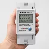 Energijos skaitiklis QOLTEC Vienfazis DIN-bėgis 230V (MPN 50979)