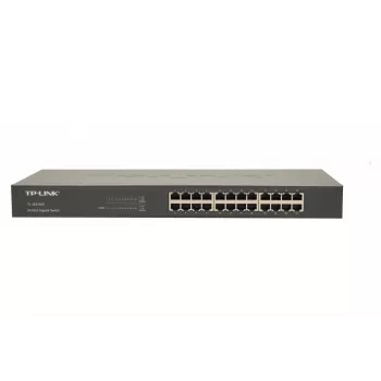TP-Link TL-SG1024 24 prievadų Gigabit tinklo jungiklis, nevaldomas, 19 colių stovas, 1U