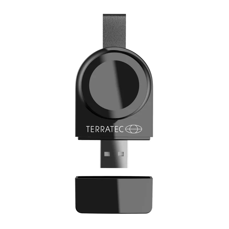 Belaidis įkroviklis laikrodžiui Terratec ChargeAIR Watch, juodas, USB, vidaus naudojimui