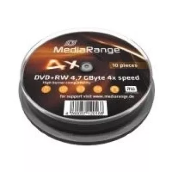 DVD+RW laikmenos MediaRange MR451 4.7 GB 10 vnt.