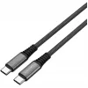 4smarts PremiumCord USB-C laidas – USB-C (M) į USB-C (M) – USB 2.0 – 20 V – 5 A – 1,5 m – 100 W – juoda
