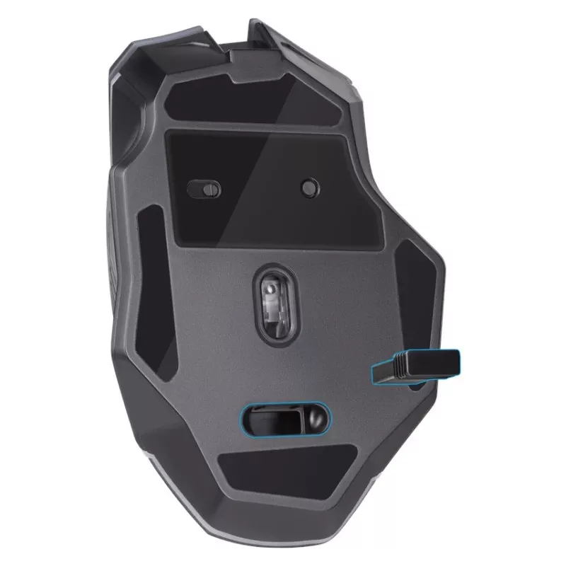 Belaidė žaidimų pelė DEFENDER GM-503 URAN OPTIC RF RGB 3200dpi 7 mygtukai