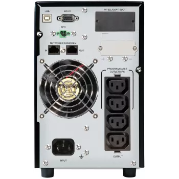 PowerWalker VFI 1500 CG PF1 dvigubo keitimo (Online) 1,5 kVA 1500 W 4 AC lizdai