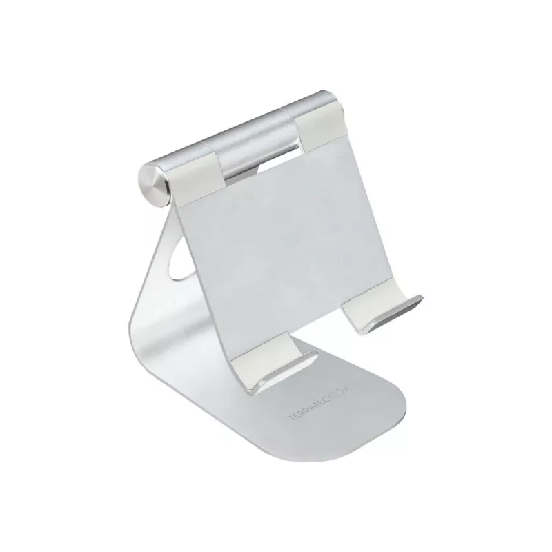 TERRATEC iTab M – stovas telefonui / planšetei – aliuminis – sidabrinis – ekrano dydis: 8,8–25 cm (3,5–10 col.) – stalinis stovas (219728)