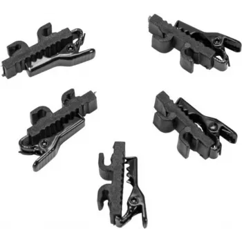 Kabelio laikiklis Omnitronic MK2 juodas – 5 vnt. rinkinys garso ir maitinimo kabeliams tvirtinti