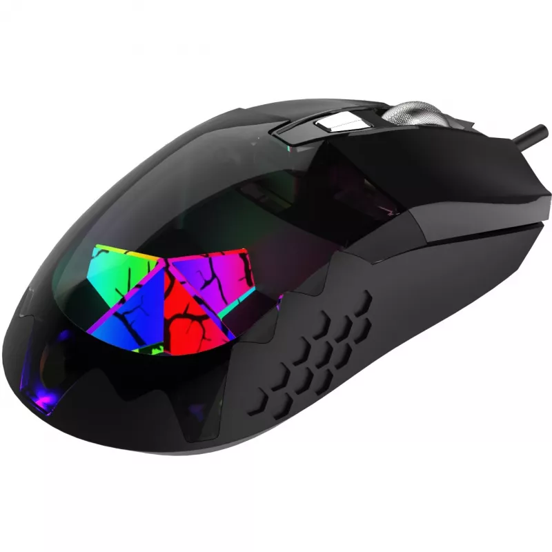 INCA Cian INCA Empousa 3D RGB LED 7200 DPI žaidimų pelė su makro klavišais