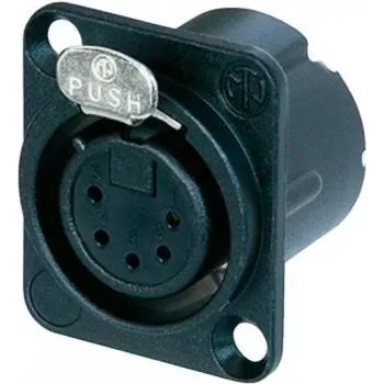 Neutrik NC5FD-LX-B juodas jungties aksesuaras