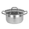 Resto Kitchenware Libra 4,6 L Apvalus nerūdijančio plieno indas