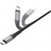 USB-C laidas 4smarts 541454 1,5m USB-C juodas