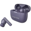 Canyon CNS-TWS10PL Ausinės ir Mikrofonas Tikras Belaidis Stereo (TWS) Į ausis Skambučiai/Muzika/Sportas/Kasdienis naudojimas USB Type-C Bluetooth Violetinė (CNS-TWS10PL)