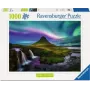 Dėlionė Power of Nature – Šiaurės pašvaistė virš Kirkjufello (1000 dalių) RAVENSBURGER