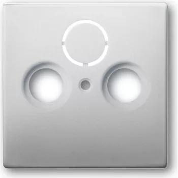 Kištukinis lizdas BUSCH JAEGER 1743-866 SAT + TV + Radio, baltas blizgus
