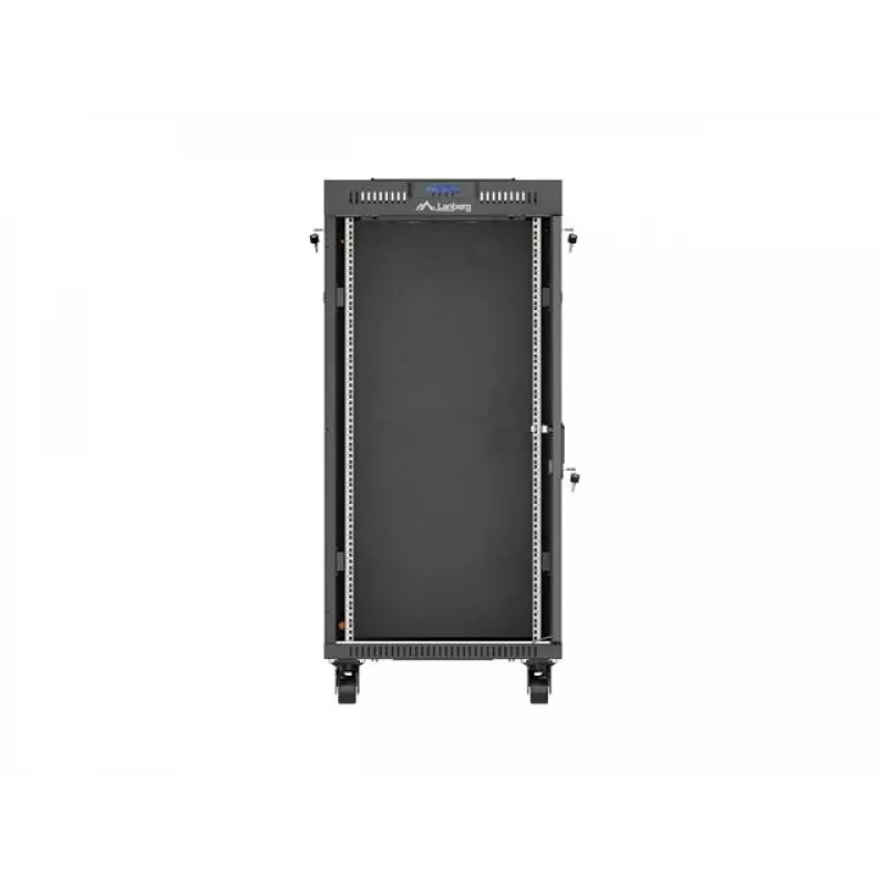 Stovimas serverio spintos rėmas LANBERG FF01-6624-12BL 24U 19 colių 600×600 mm, IP20, 1200 kg, juodas