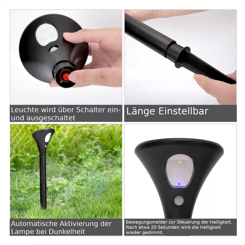 Synergy 21 LED sodo saulės baterijų lempa (2 vnt. rinkinys)