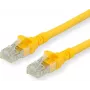 ROLINE pataisos laidas (patch cable) RJ-45 (M) į RJ-45 (M) - 1,5 m - UTP - CAT 6 - halogenų neturintis, liejinis, suvytas - geltonas (21.15.2524)