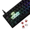 Mechaninė žaidimų klaviatūra White Shark Shinobi-2 su Red jungikliais, juoda, US išdėstymas