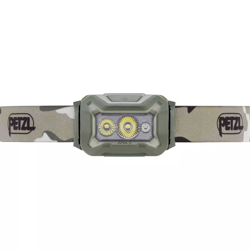 Kaktinė lempa PETZL Aria 2 rgb-desert – įkraunama 200 liumenų