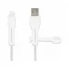 DeLOCK apsauginiai dangteliai USB Type-A vyriškam ir Apple Lightning vyriškam jungtims, 2 vnt., balti