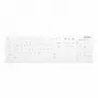 Contour Design Active Key Contour QuickClean Medicininė klaviatūra IP68 pilno dydžio laidinė balta DE C8112