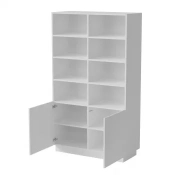 Spintelė knygoms Cama Meble LIVERTI 100×420×1705 mm balta