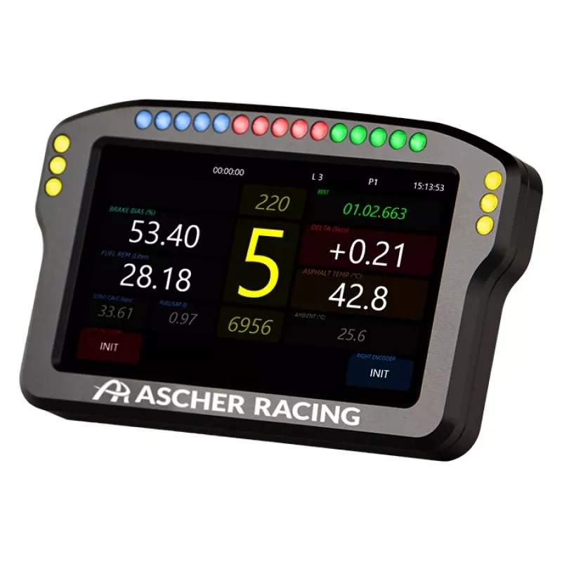 Ascher Racing 5 colių prietaisų skydelio panelė 76080029 sim lenktynių vairavimui