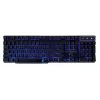Rebeltec SHERMAN Gaming USB klaviatūra su pele QZERTY angliškas juodas