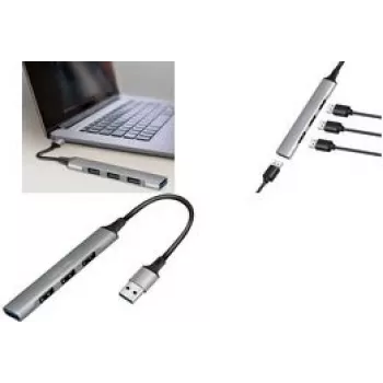 LogiLink USB 3.0 4 prievadų USB šakotuvas, aliuminis, pilkas (UA0391)