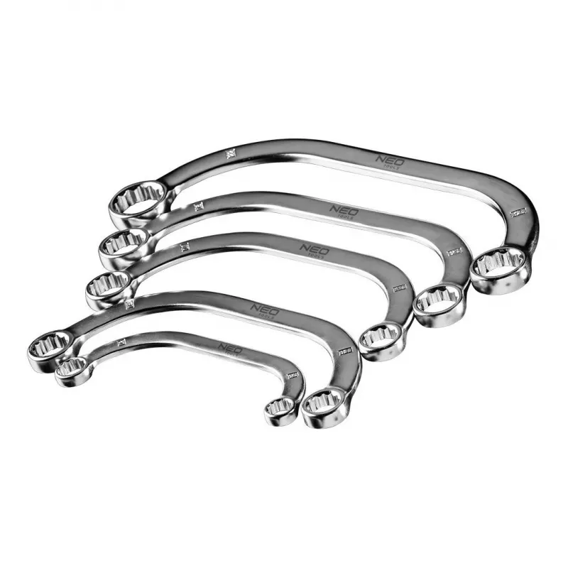 Veržliaraktis žiedinis NEO Tools TOP-09-176, 17 mm ir 19 mm, chromuotas