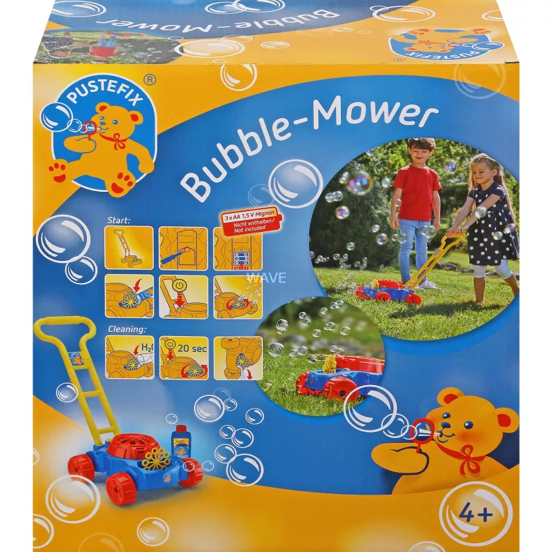 Burbulų pjaunanti vejapjovė Bubble-Mower, mėlyna/raudona