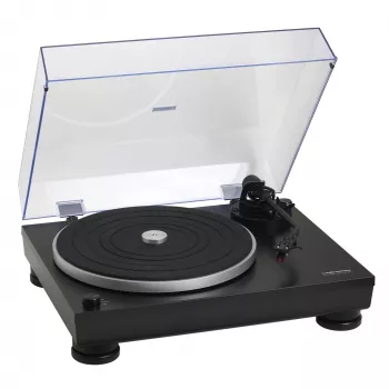 Audio-Technica AT-LP5X patefonas su tiesiogine pavara, juodos spalvos