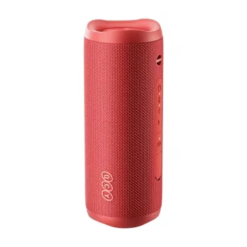 Belaidis nešiojamas garsiakalbis QCY SP7 raudonas – Bluetooth 5.0, kompaktiškas dizainas