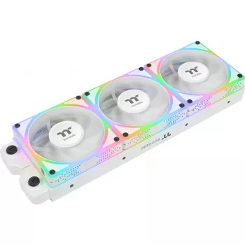 Ventiliatorių rinkinys THERMALTAKE TOUGHFAN EX 140 ARGB Sync White — 140 mm, 3 vnt.
